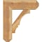 Ekena Millwork Balboa Craftsman Rough Sawn Bracket w/ Offset Brace, Western Red Cedar, 8"W x 24"D x 28"H BKT0806X24X28BOA04RWR - alternate 4